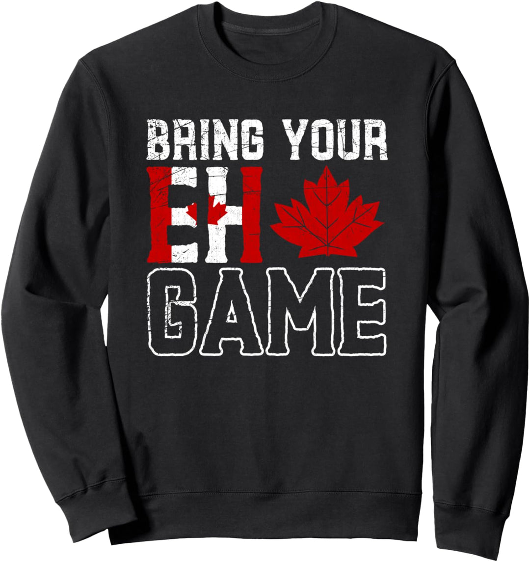 Kanadier Kanadische Flagge Sportler Lustiges Kanada Sweatshirt