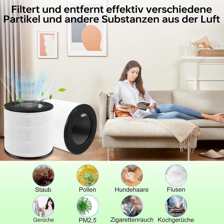 Fishoney FY0293/30 Ersatz Ersatzteil Kompatibel mit Philips Luftreiniger Serie 800 AC0830/10, AC0820