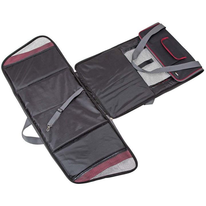 Kerbl 80594 Autositztasche Axion, 41 x 34 x 30 cm, schwarz/rot