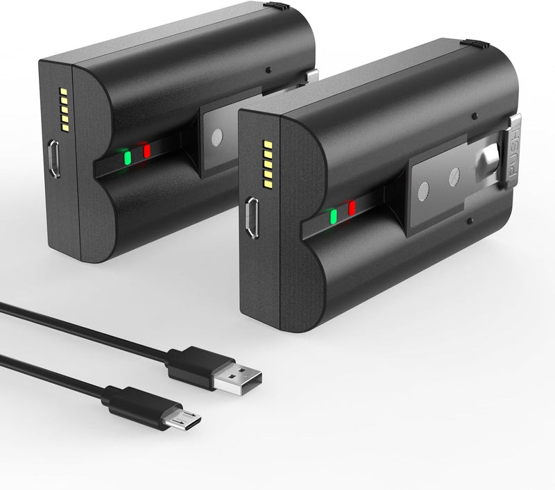 2er-Pack V4 Akku für Video Ring, 7200mAh Super hohe Kapazität Li-Ion Ersatzakku Kompatibel mit Video