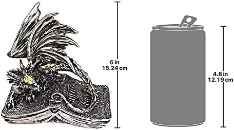 Design Toscano Pendragon bewacht den Kodex, Figur, 7,6 x 15,2 x 15,2 cm