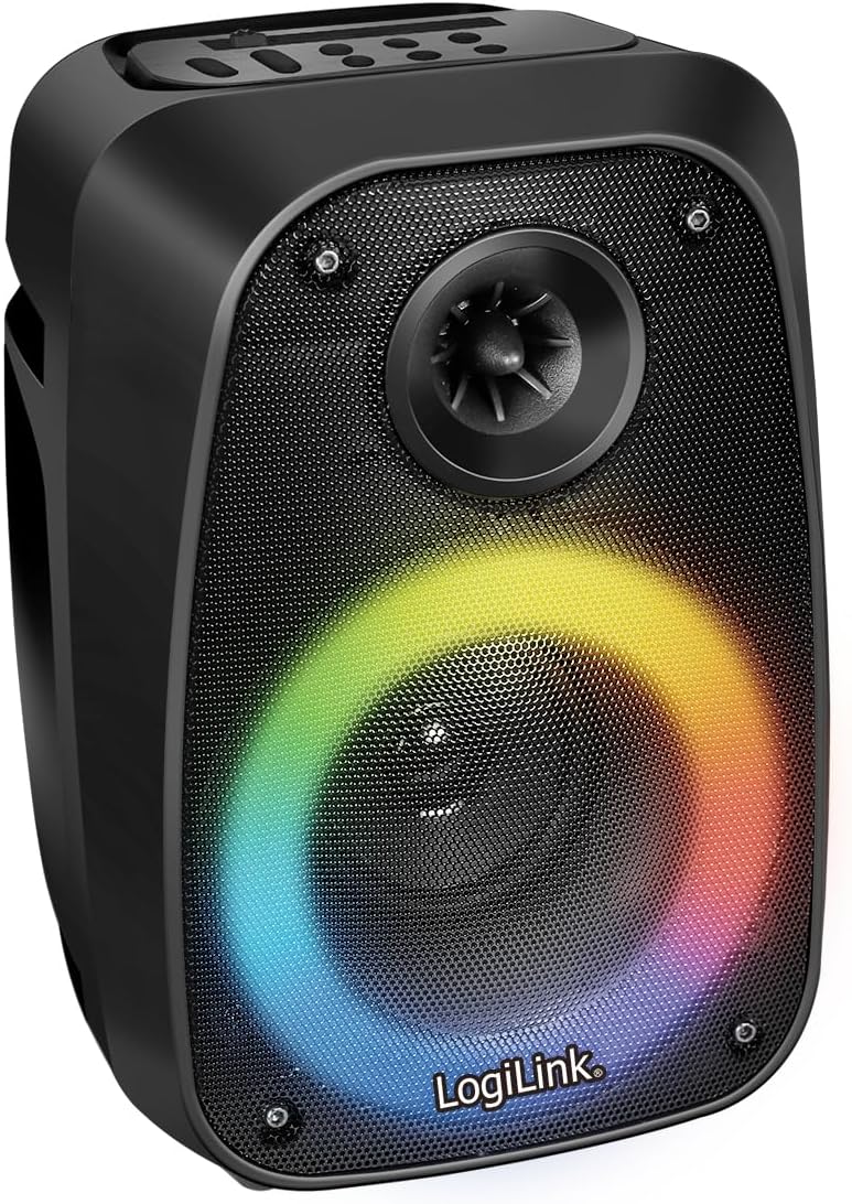 LogiLink SP0065 - BT 5.0 TWS-Lautsprecher (True Wireless Stereo) zum einfachen Koppeln eines weitere