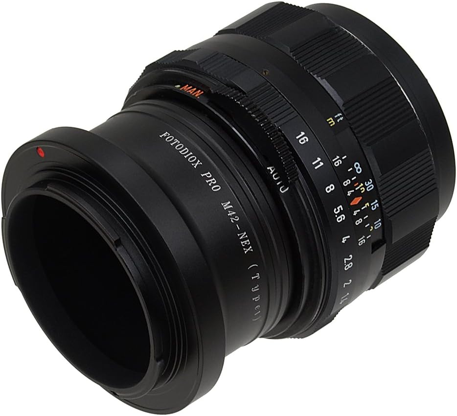 Fotodiox Pro Lens Mount Adapter Compatible with M42 Type 2 Lenses on Sony E-Mount Cameras M42 V2 PRO