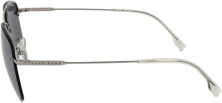 HUGO BOSS Unisex Sunglasses, 6lb Ruthenium