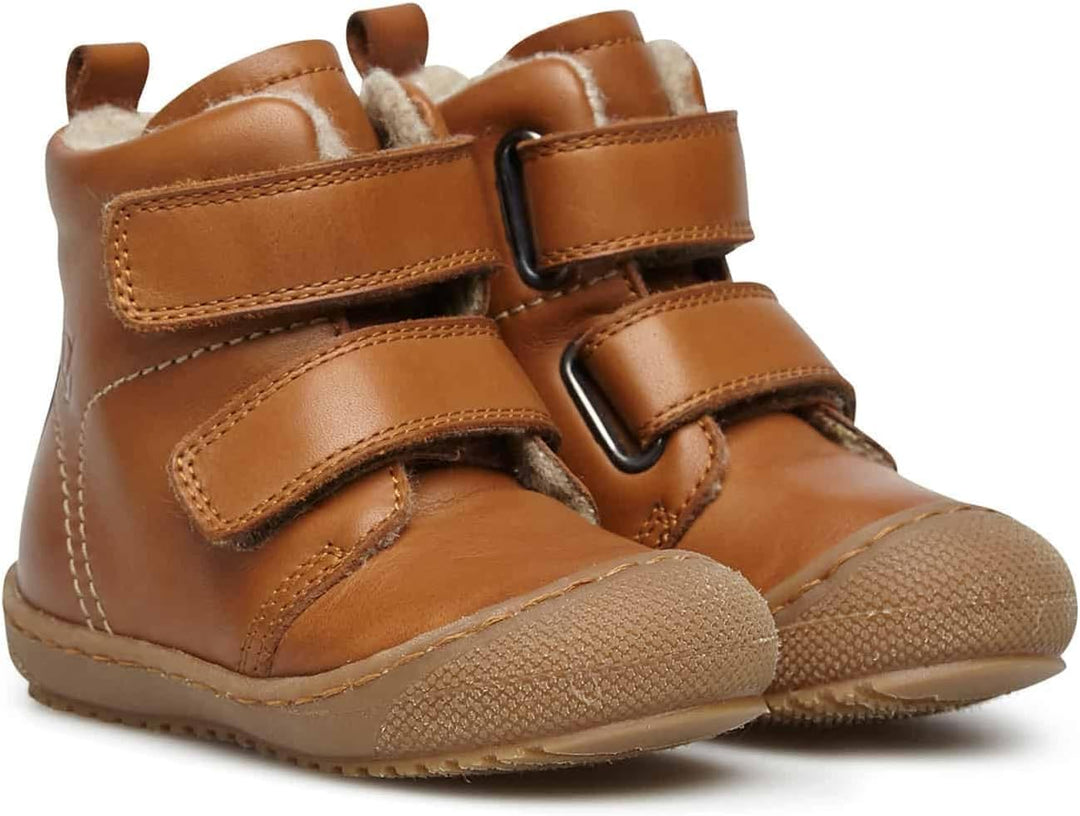 Naturino Stiefeletten aus gefüttertem Nappaleder 18 EU Cognac, 18 EU Cognac
