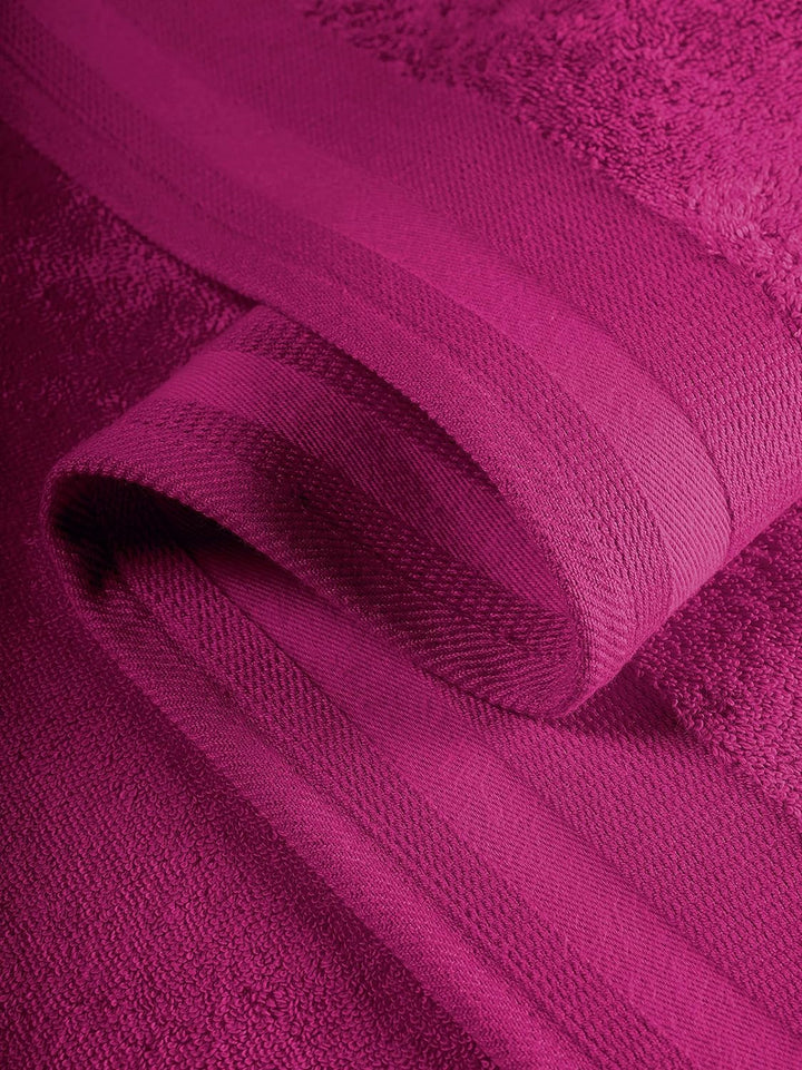 De Witte Lietaer Contessa Luxe Gästehandtücher, Baumwolle, Magenta, 40 x 60 cm, 3 Stück 40x60 Magent