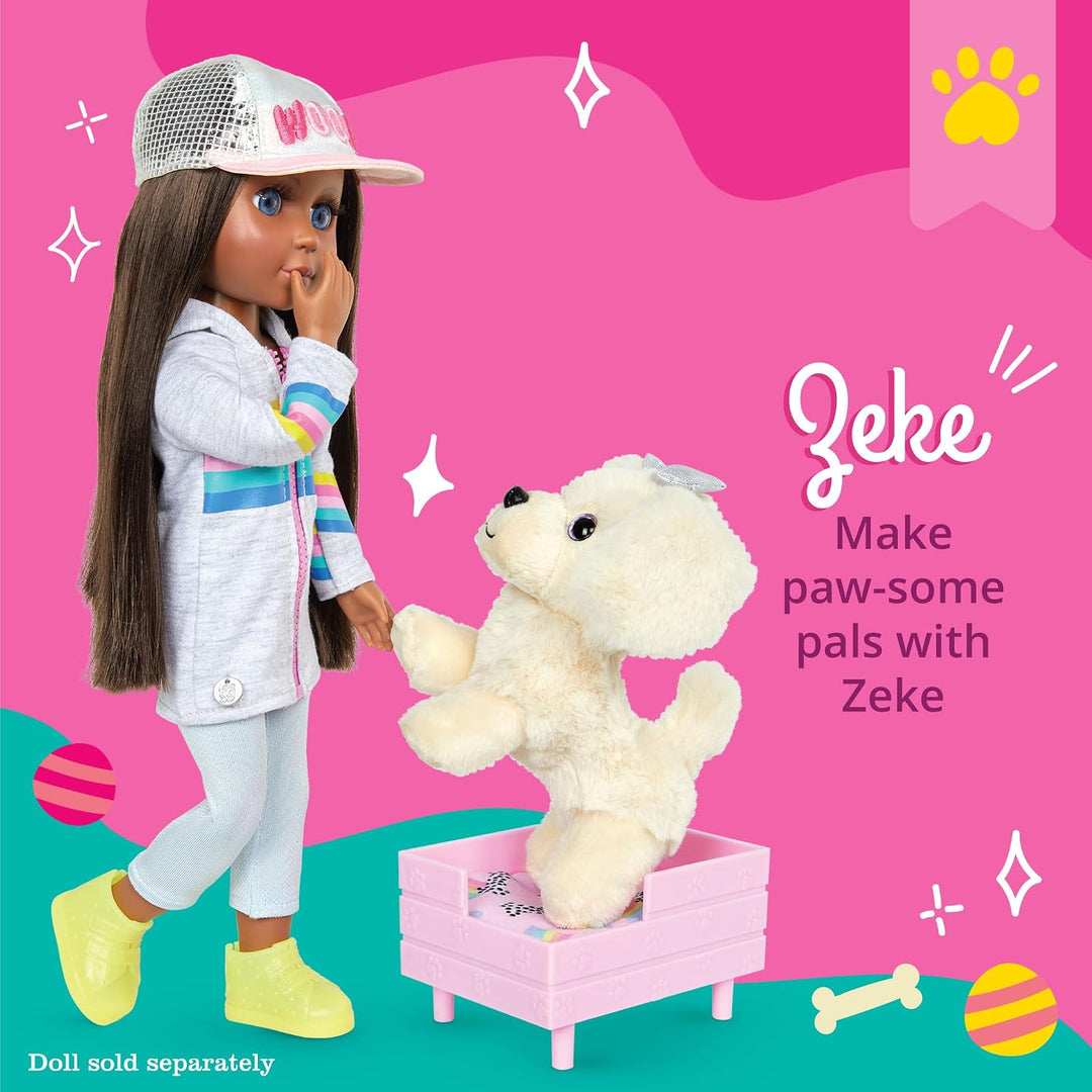 Glitter Girls - Zeke - 36 cm Puppen-Zubehör - Puppe Haustiere - Hund Plüsch Haustiere - Ausgestopfte