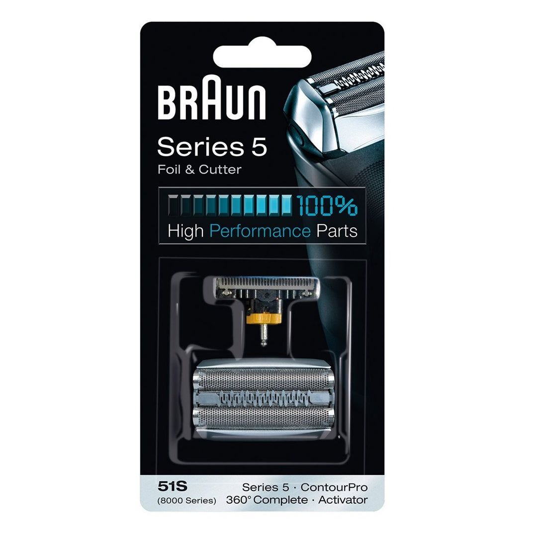 Braun Serie 5 Combi 51S Folien- und Schneider-Ersatzpack (ehemals 8000 360 Complete oder Activator),