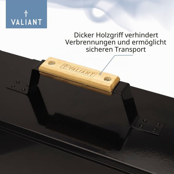 Valiant Kamin-Ascheträger aus Metall