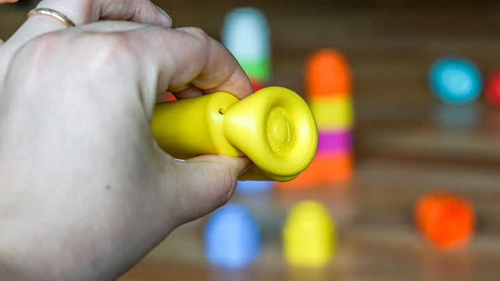 Clementoni Soft Clemmy Bausteine im Beutel (24 Stück) - Weiche Bausteine für Babys & Kleinkinder ab