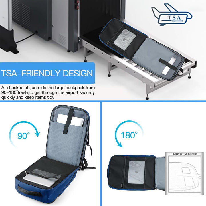 Della Gao Laptop-Rucksack Reiserucksack Anti-Diebstahl-Rucksack Männer und Frauen, wasserdichter Ruc