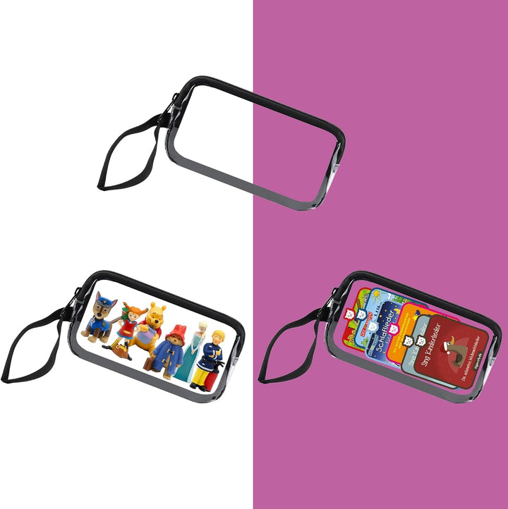 Tasche für Toniebox Hörfiguren Tragetasche für Tigerbox Touch Tigerkarten, Beere Transporttasche für