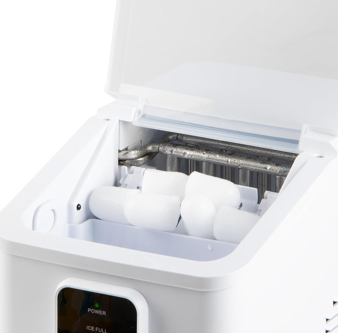 DOMO DO9292IB Eiswürfelmaschine – Eiswürfelbereiter mit Eisschaufel – 0,8 l – 9 Eiswürfel in 8 Minut