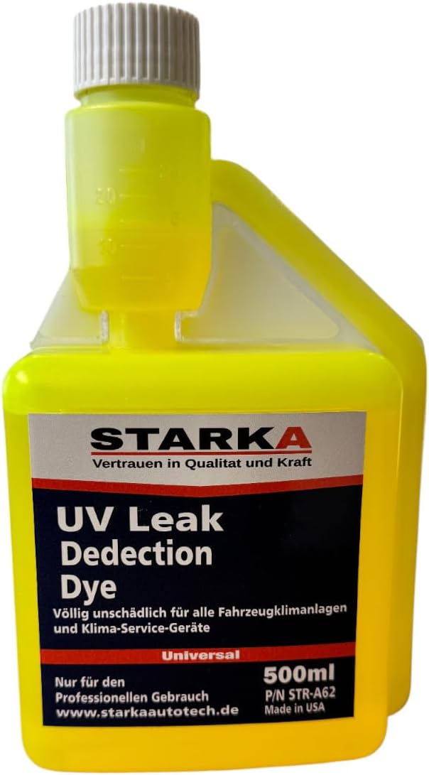 UV- Kontrasmittel | Universal UV-Kontrastmittel für Lecksuche, UV-Lecksuchmittel, 500 ml |Starka