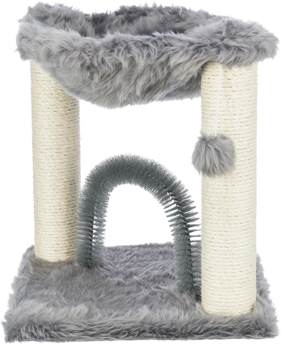 Trixie Kratzbaum mit Bürste, 50 cm, Grau