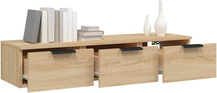 vidaXL Wandschrank Sonoma-Eiche 102x30x20 cm Holzwerkstoff