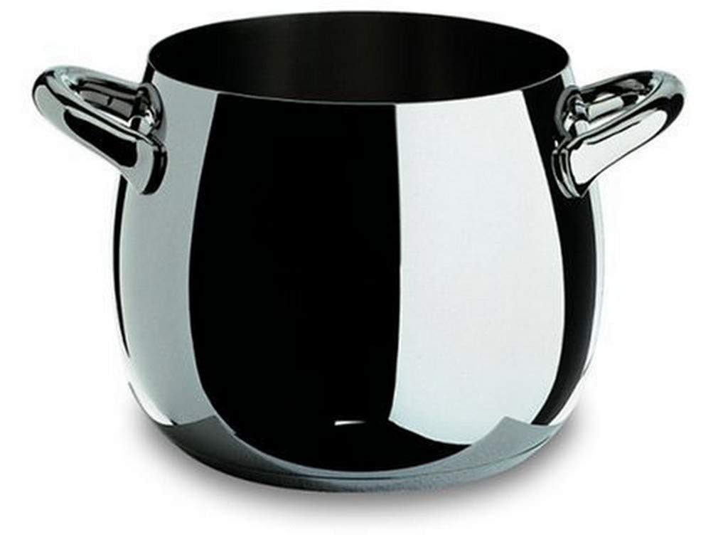 Alessi "MAMI" Topf aus Edelstahl, Silber, 3.3 x 25 x 4.3 cm, 3.3 x 25 x 4.3 cm