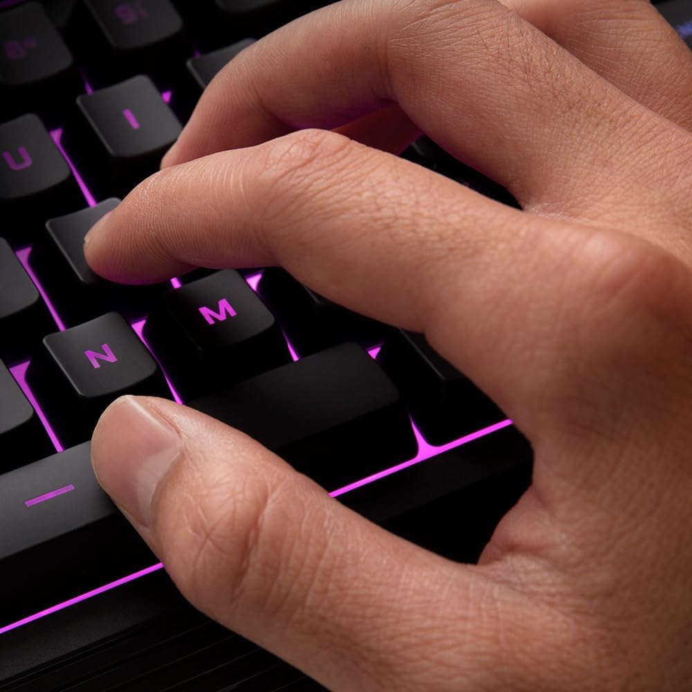 HyperX Alloy Core RGB – Membrane Gaming Tastatur (QWERTZ deutsches Layout) Schwarz Membrane Alloy Co