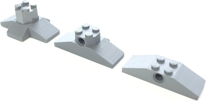 Trixbrix Supports Bundle 2.0 Compatible with Lego City Train Sets 60197 60198 10277 60205 60238 6033