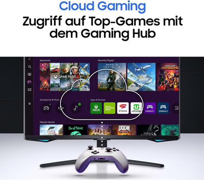 Samsung Odyssey G65B Smart Gaming Monitor S32BG650EU, 32 Zoll, VA-Panel, WQHD-Auflösung, AMD FreeSyn