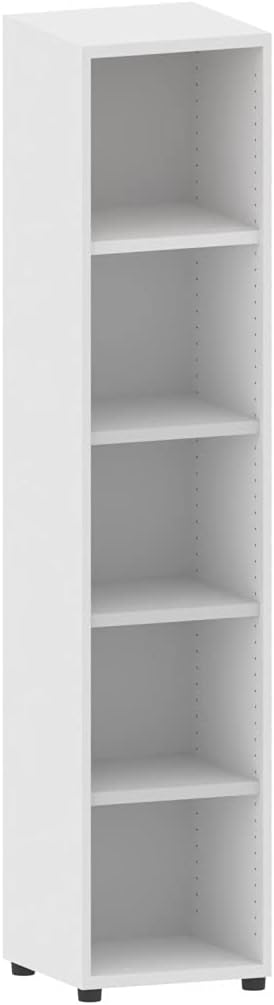 Aktenregal 5 Fächer versch. Farben | Büroregal 5 OH aus Holz | Büromöbel Ordnerregal Standregal H183