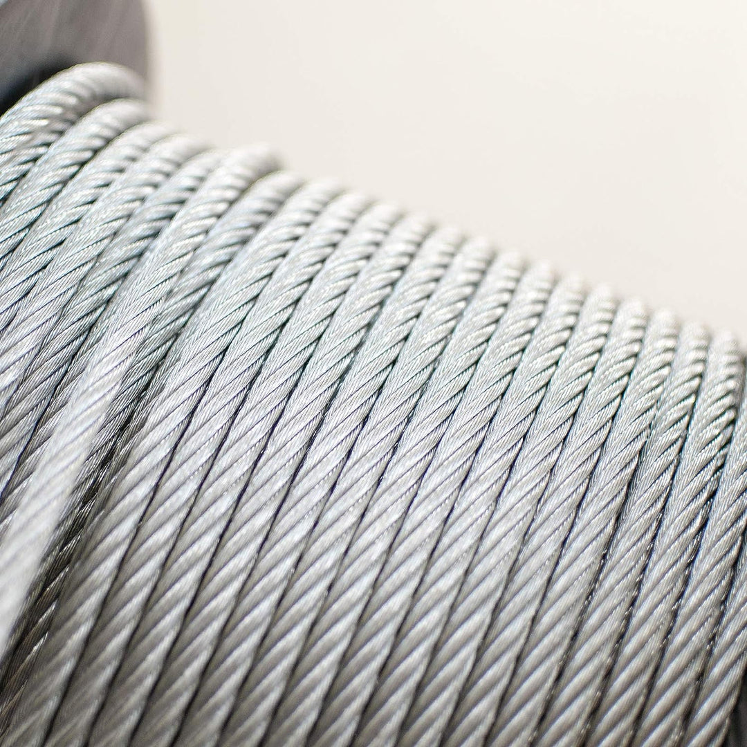Seiletech.de STAHLSEIL | 3mm | 100m | Edelstahl INOX | 7x7 mittelweich | Drahtseil für Rankhilfe Ros