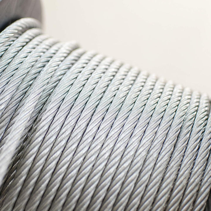 Seiletech.de STAHLSEIL | 3mm | 100m | Edelstahl INOX | 7x7 mittelweich | Drahtseil für Rankhilfe Ros