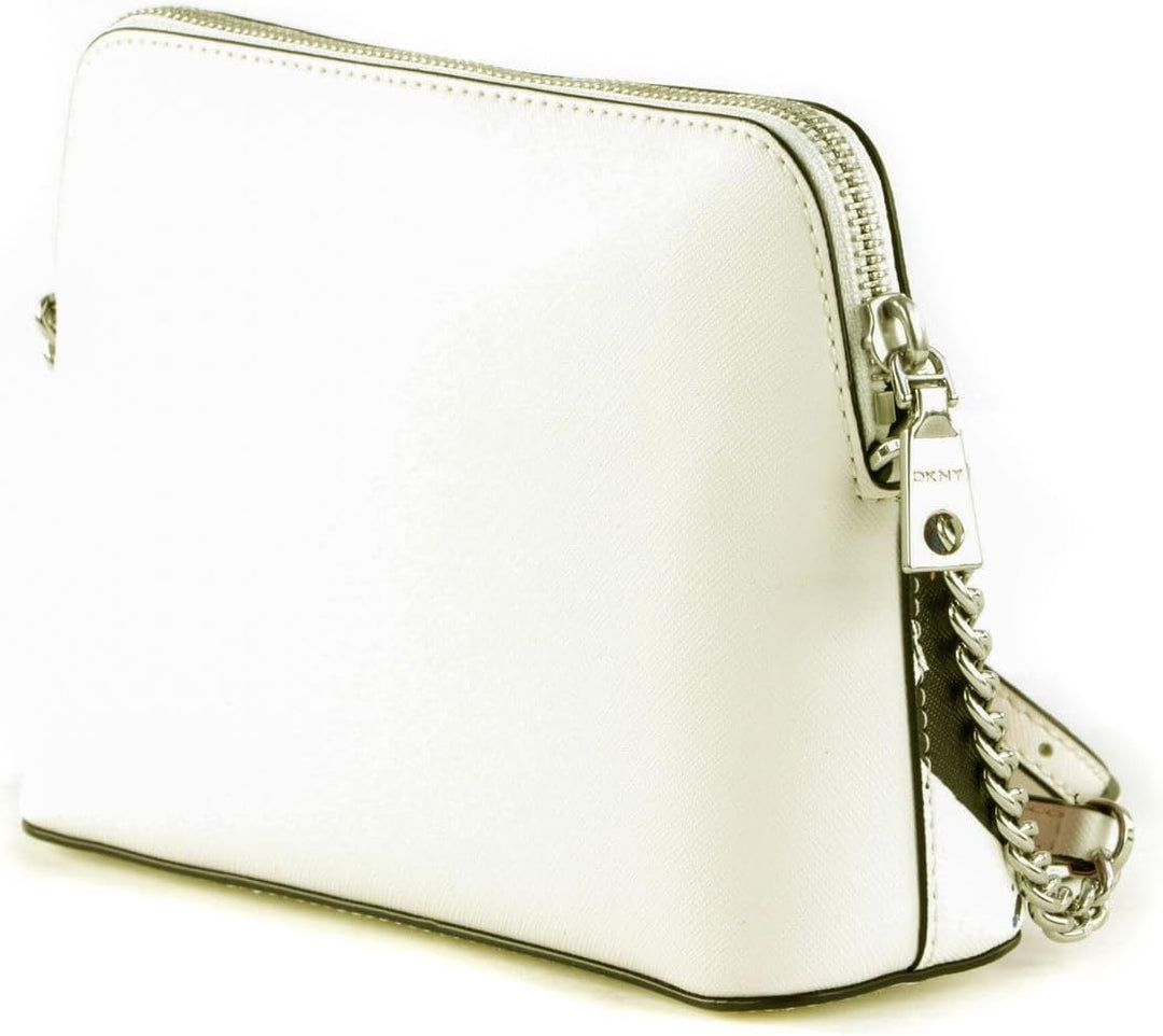 DKNY Bryant Splatter Graffiti Umhängetasche weiss