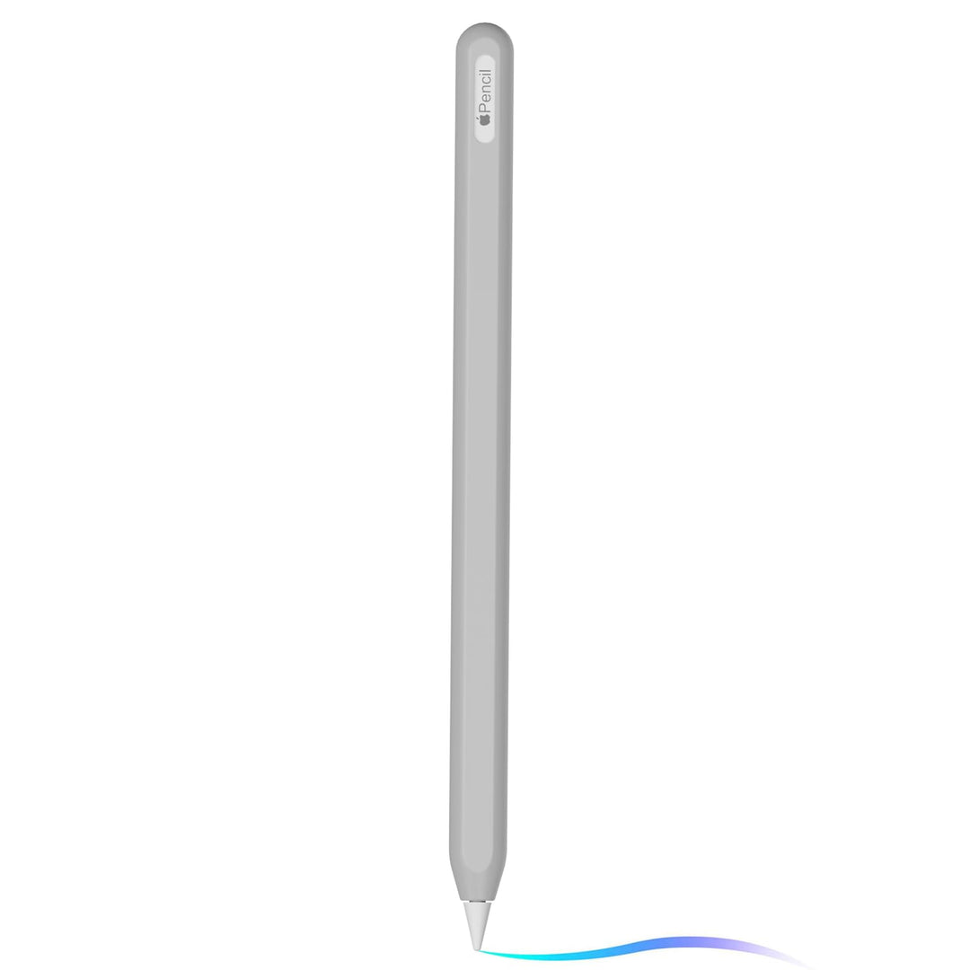 Ultra Dünn Silikon Skin Cover Kompatibel mit Apple Pencil 2nd Gen, Schutzhülle Silikon Case für iPad