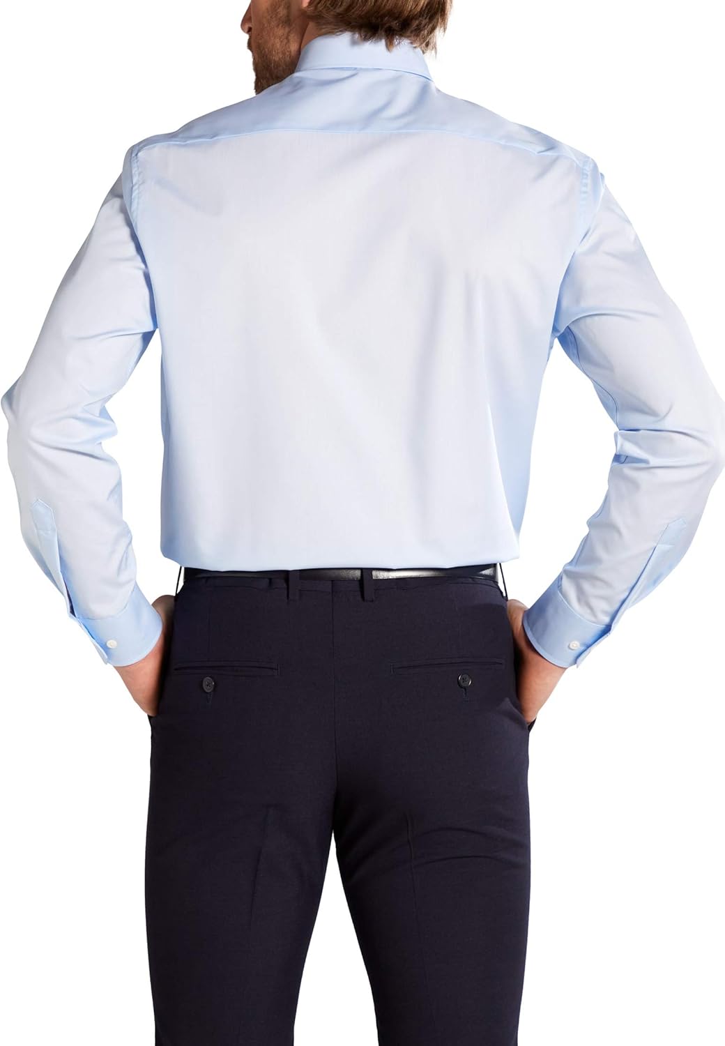 ETERNA Herren Hemd Comfort Fit Langarm Kent 42 Hellblau, 42 Hellblau