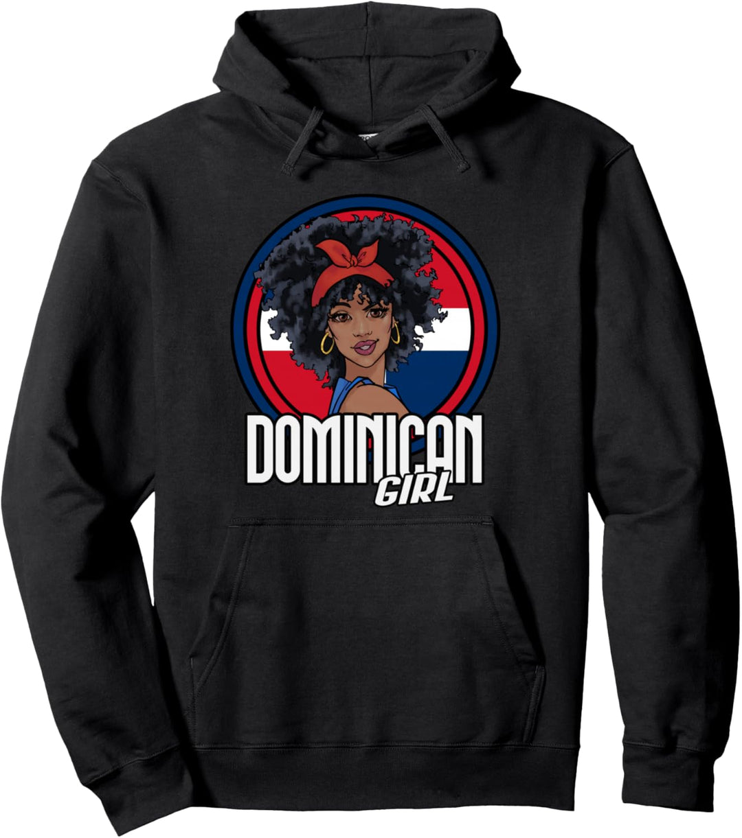 Dominikanerin Dominikanische Republik Flagge Geschenk Pullover Hoodie