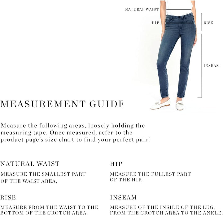 NYDJ Damen Marilyn Crop with Cuff Jeans, Optic White