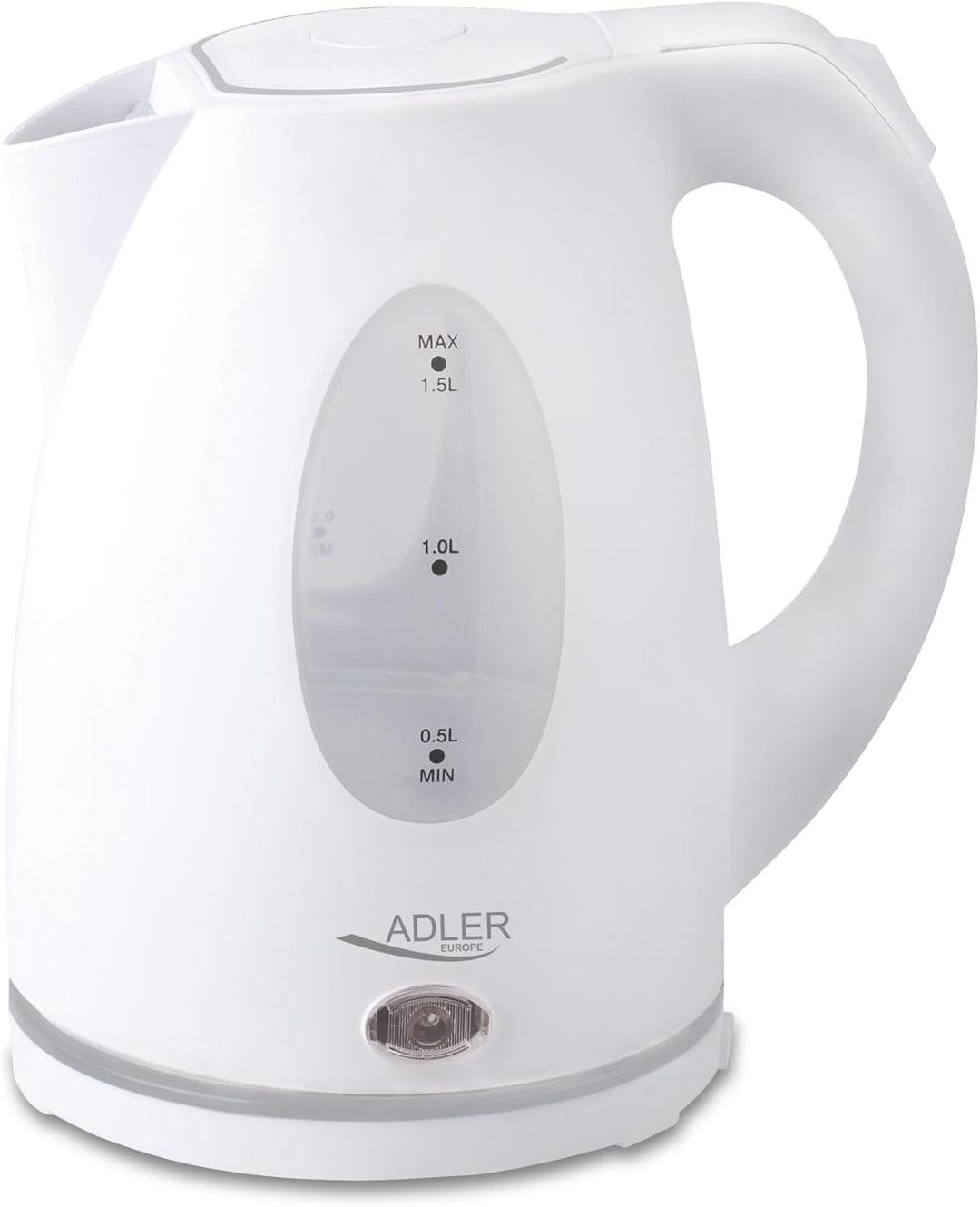 Adler AD 1207 Wasserkocher 1,5 L, weiss