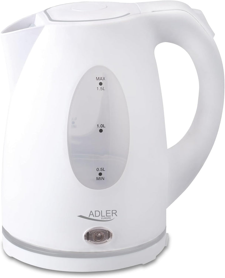 Adler AD 1207 Wasserkocher 1,5 L, weiss