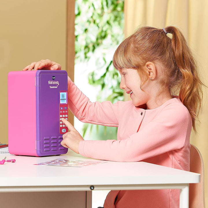 VTech Kidisecrets Traumtresor – Tresor mit Zahlencode zum Aufbewahren von Geheimnissen – Mit Spielen