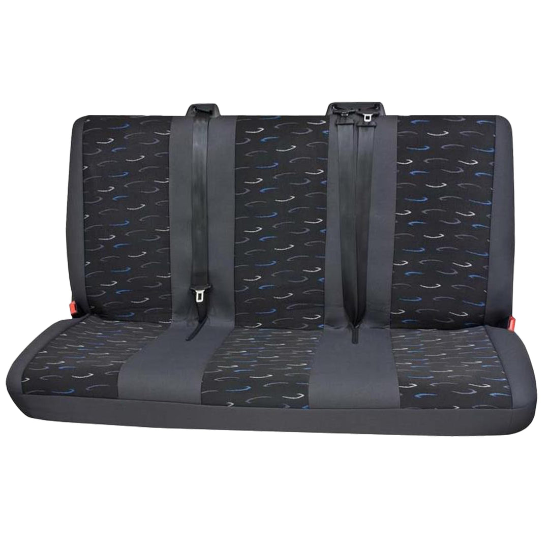 PETEX Sitzbezug Universal Eco Class Profi 2 blau bestehend aus 3er Bank hinten 1-teilig