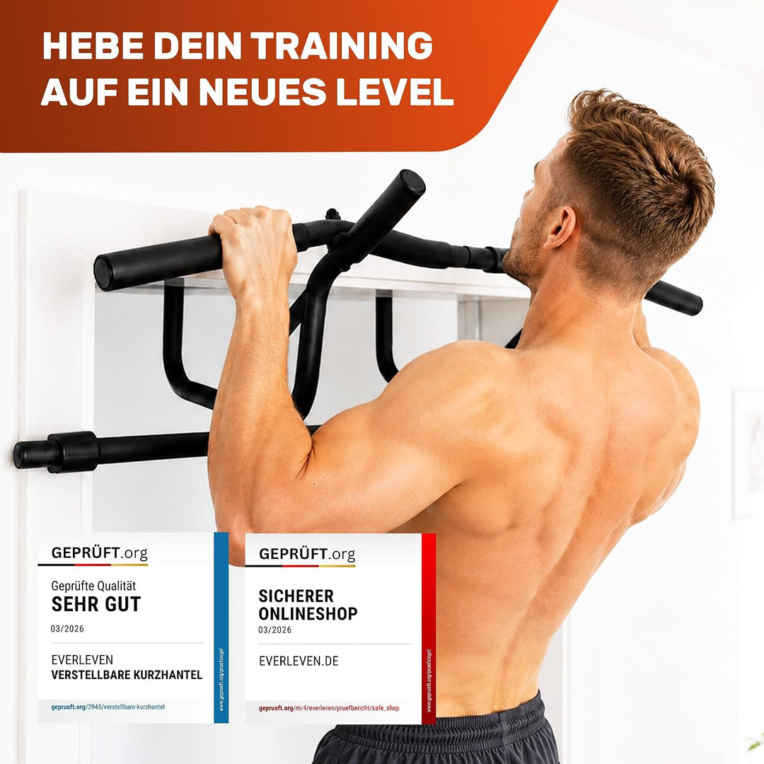 [NEU] Klimmzugstange Türrahmen [Klimmzugstange ohne Schrauben] Fitness Stange Pull Klimmzugstange Tü