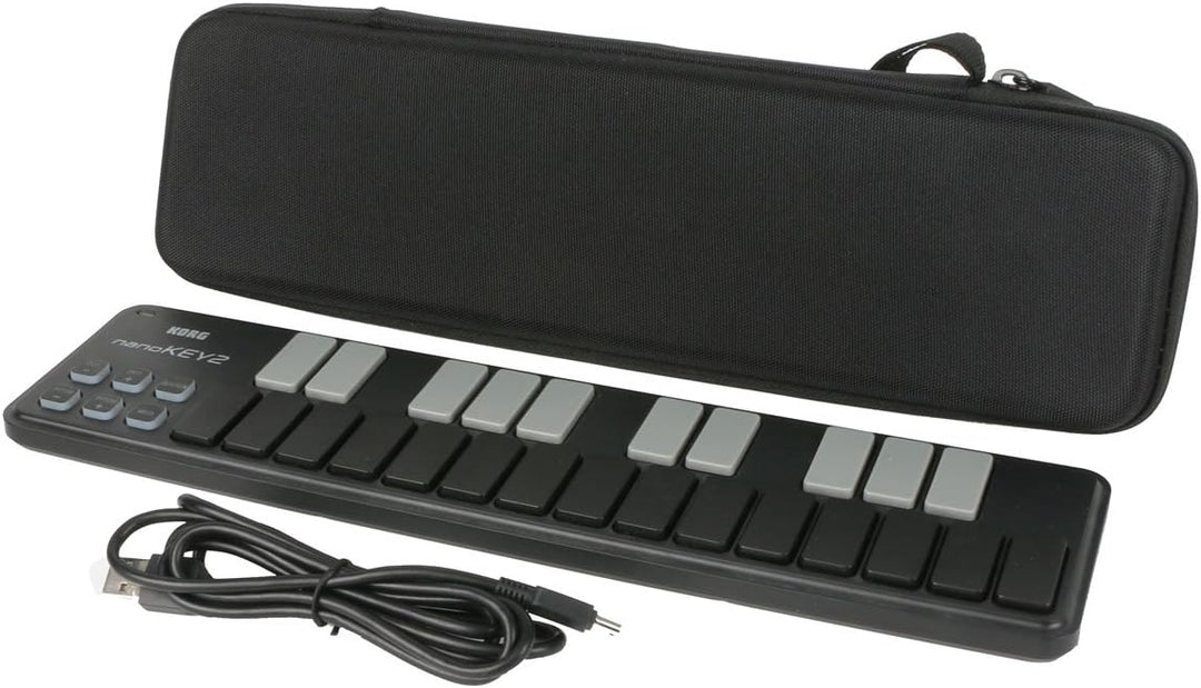co2CREA Hart Reise Schutz Hülle Etui Tasche für KORG nanoKEY2 /nanoPAD2 /nanoKONTROL2 USB-MIDI-Keybo