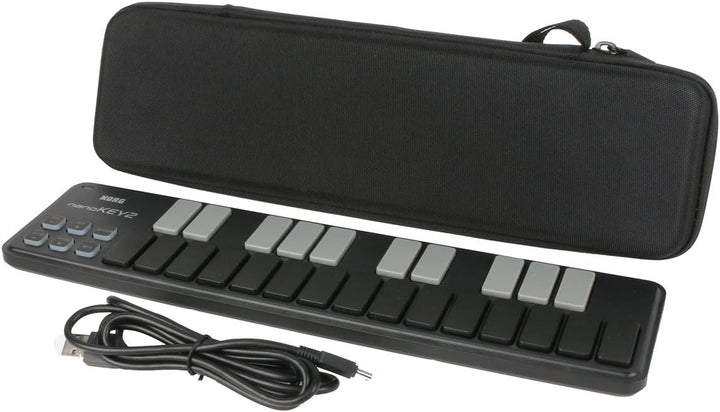 co2CREA Hart Reise Schutz Hülle Etui Tasche für KORG nanoKEY2 /nanoPAD2 /nanoKONTROL2 USB-MIDI-Keybo
