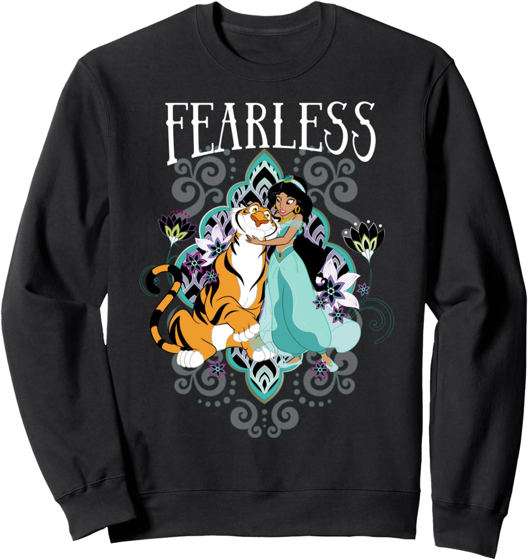 Disney Aladdin Jasmine And Rajah Fearless Portrait Sweatshirt