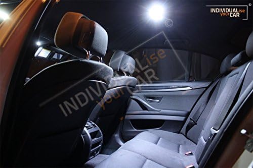 INDIVIDUALise your CAR Innenraumbeleuchtung SET für 5er F10 Limousine (Mit Panoramadach, Cool-White)