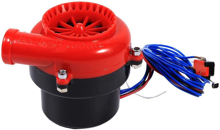 Fake Turbo, Qiilu Auto Elektronische Gefälschte Dump Turbo Wegblasen Hooter Ventil Analog Sound BOV