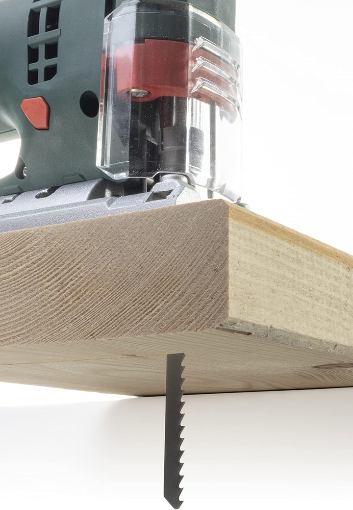 wolfcraft Stichsägeblätter-Set, T-Schaft, 12-tlg. - Das Allround-Set für den Innenausbau - 10 Stichs