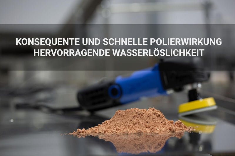 Glass Polish 90010 Cerium Oxide, Ceroxid Glaspolierlösung, Glas Polierpulver | 1 kg