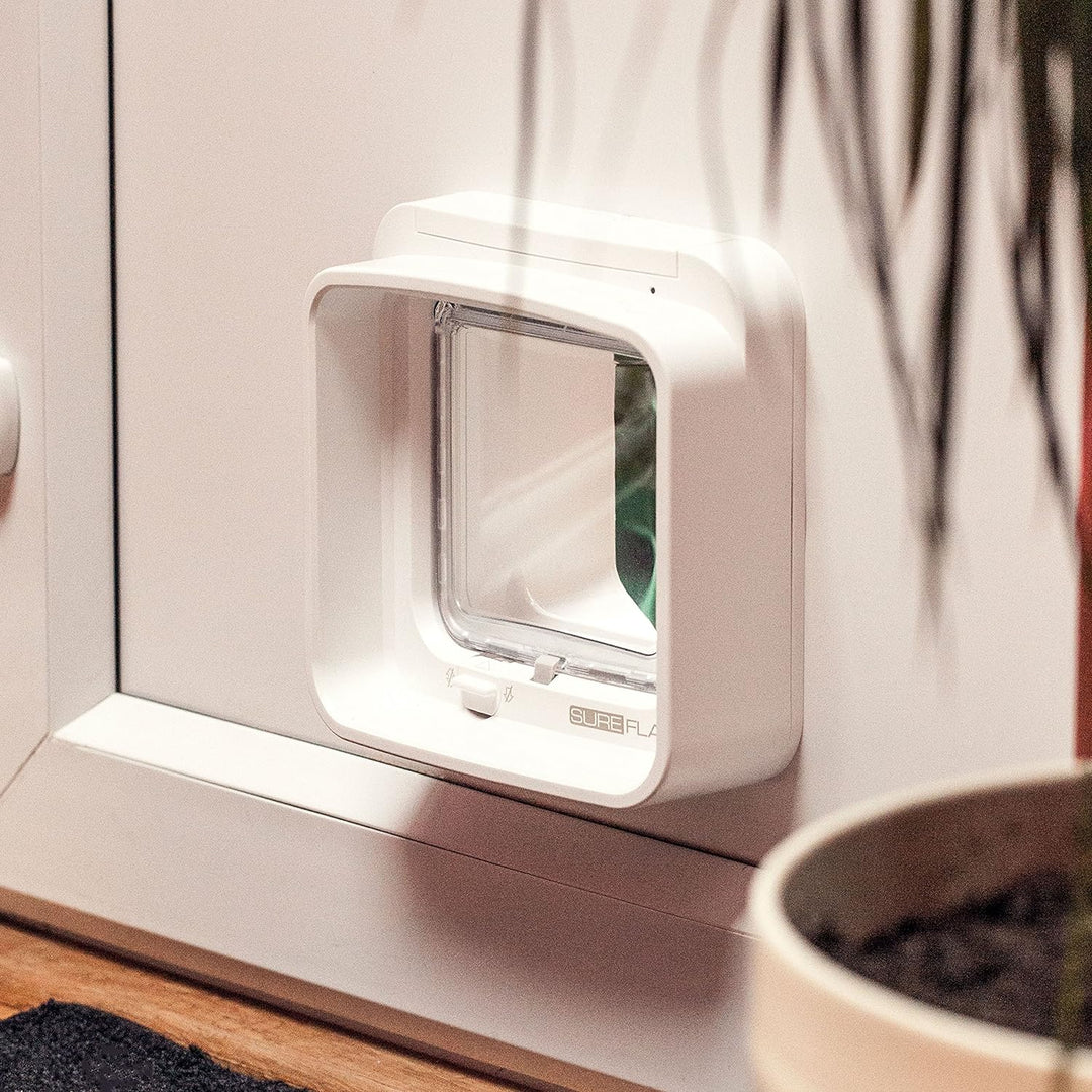SureFlap DualScan Katzenklappe, weiss 1 Stück (1er Pack)