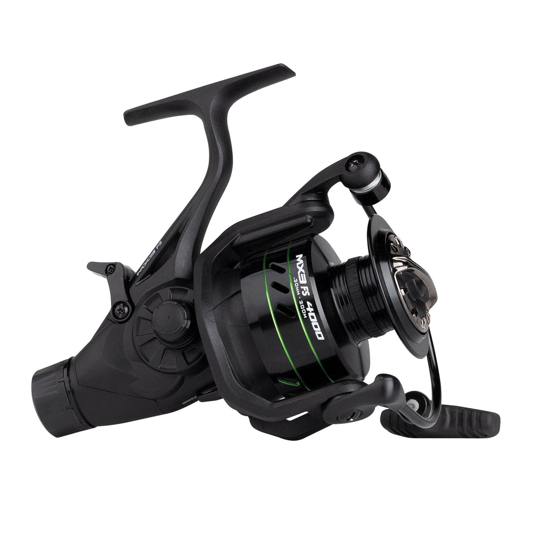 Mitchell MX3 FS Freilauf-Angelrolle mit Baitrunner System – Aluminiumspule, 5+1 Kugellager – Friedfi