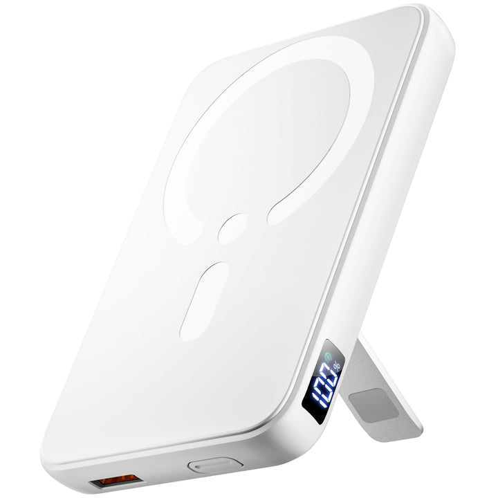 Powerbank für Magsafe, 12000mAh Kabelloses Power Bank mit 22.5W PD USB-A Ausgabe, Magnetische Extern