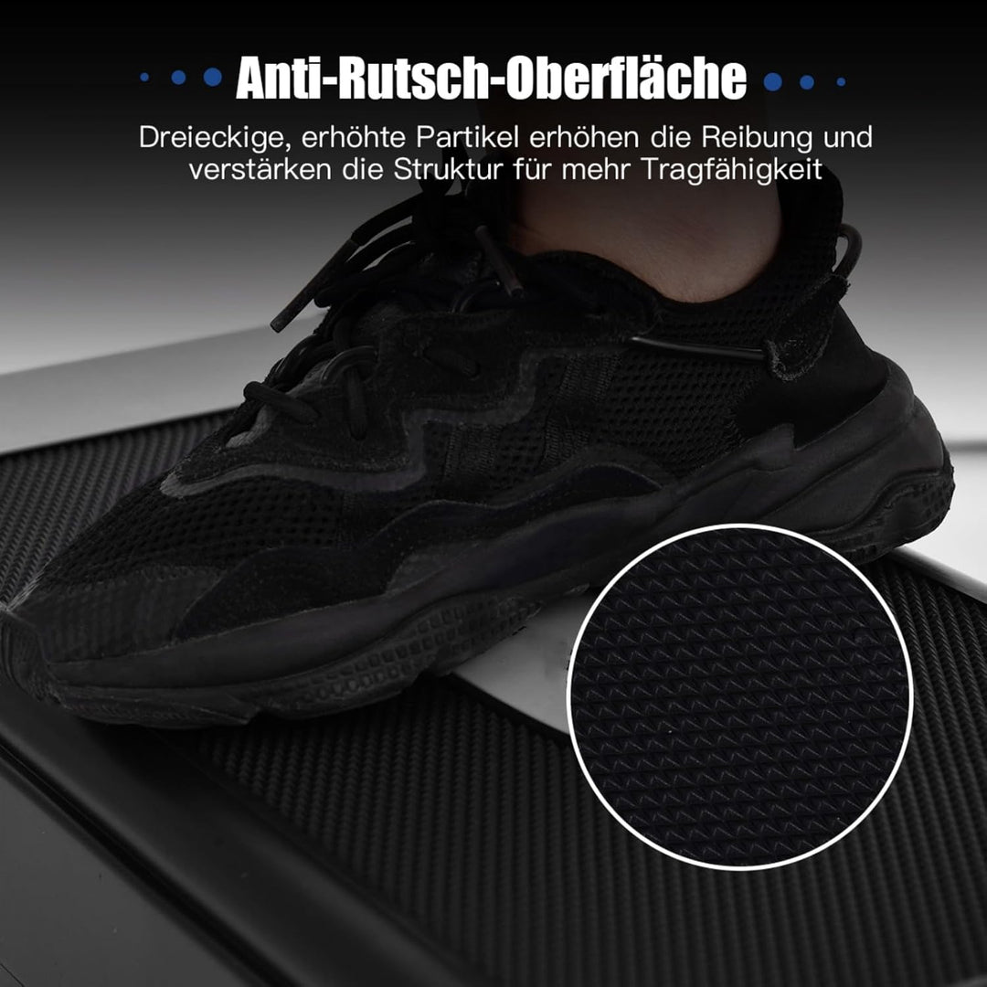 GYMAX Aerobic Stepper höhenverstellbar, Steppbrett mit 3 Stufen 12/17/22cm, Step Bench mit rutschfes