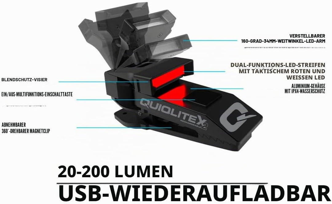 QUIQLITE PRO-Familie Rot/Weiss QUIQLITEX2, Rot/Weiss QUIQLITEX2