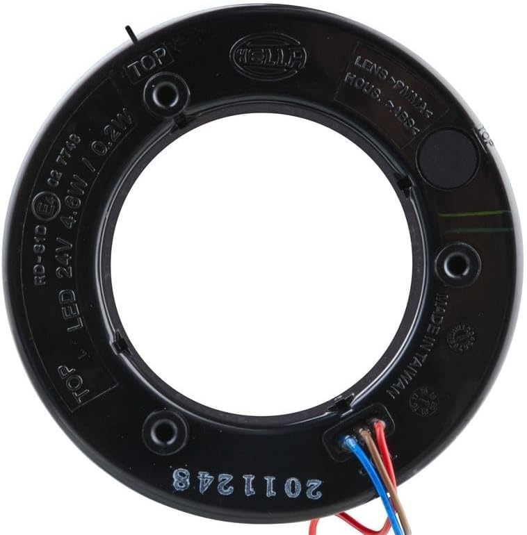 HELLA - Schlussleuchte - LED - 24V - Anbau/Schraubanschluss - Lichtscheibenfarbe: rot - Kabel: 250mm